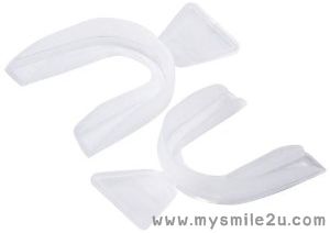 mouth tray for teeth whitening gel