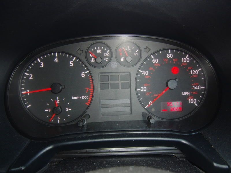 Help with instrument cluster A3