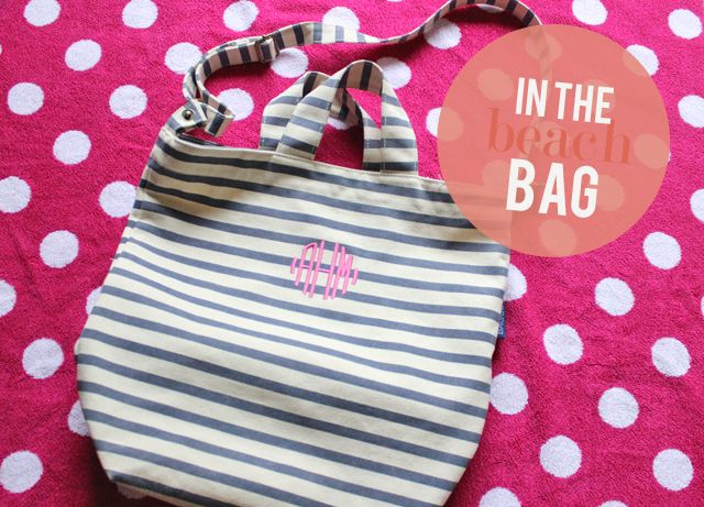 in the beach bag