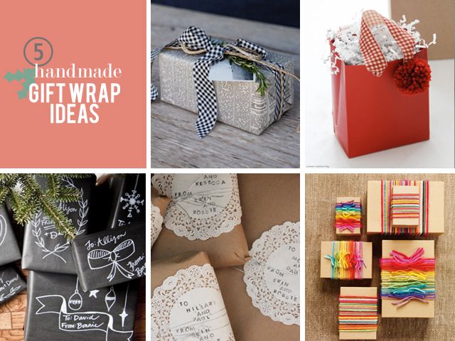 handmade gift wrap ideas