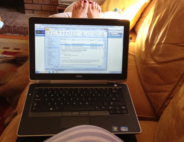 working from home