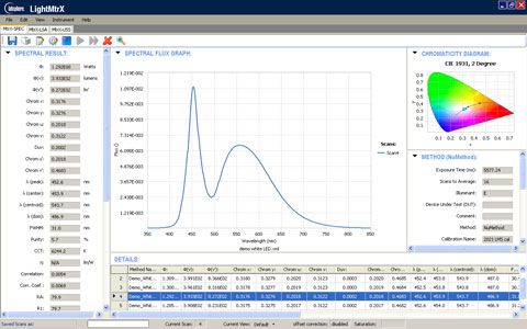 Labsphere Mtrx-SPEC software