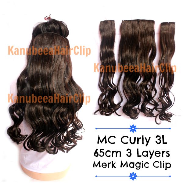 Hair Clip 3 Layer, HairClip 3 Layer, Hair Clip 3 Layer Murah, Merk Hair Clip 3 Layer, Hair Clip Murah photo HairClipMCCurly3Layers65cmMerkMagicClipKanubeea01-1.jpg