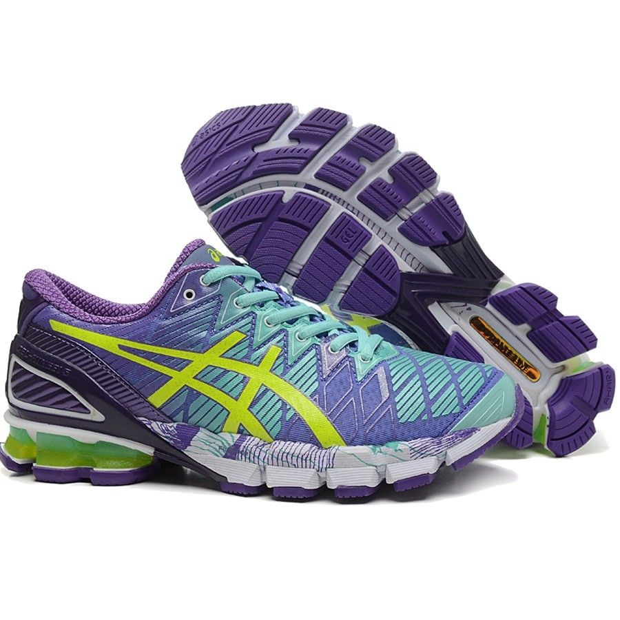 tênis asics gel kinsei 4 w - pink/limão tênis asics gel kinsei 4 w - pink/limão