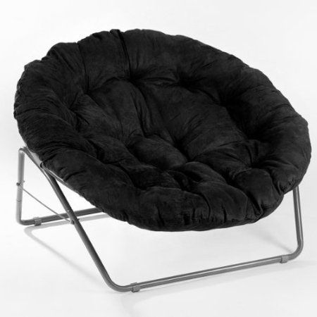 Blue Chairs on Black Roundabout Dish Chair Is A Modern Version Of The Papasan Chair