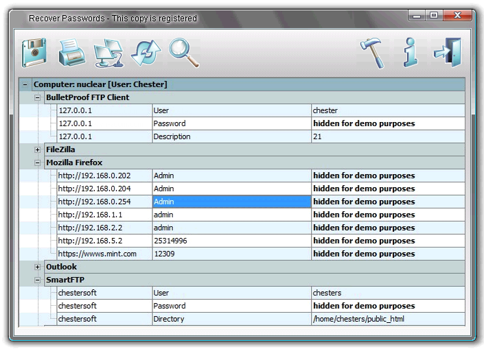 Скачать Nuclear Coffee Recover Passwords v1.0.0.18 бесплатно.