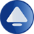 blue gray and white arrow