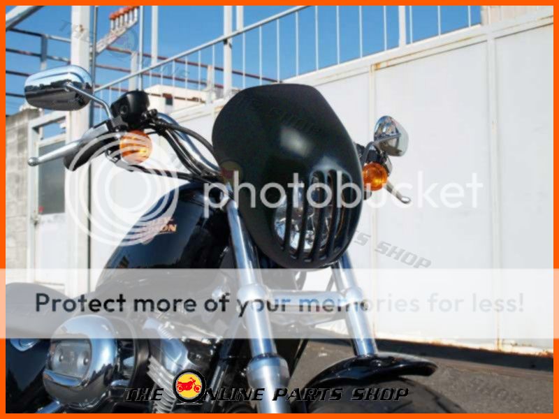 Prison Headlight Visor Cowl Fairing Fits Harley Davidson Sportster XL Nightster