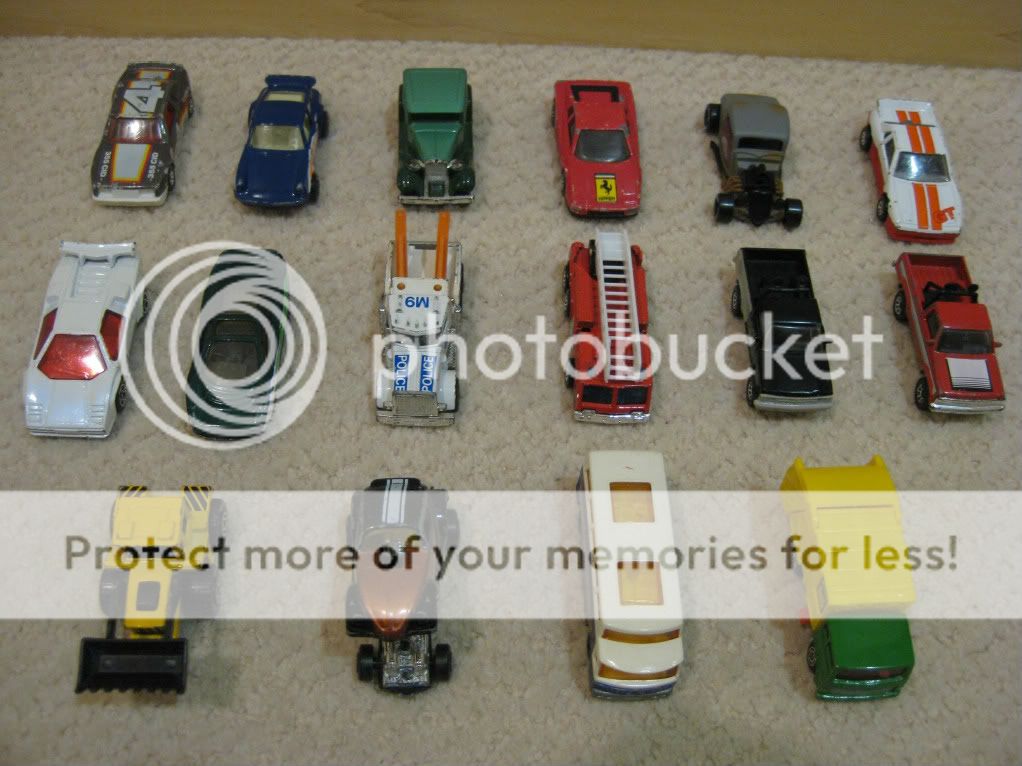Lot of 16 Matchbox Cars, Bus, Trucks Lesney England Superfast (1969 82 
